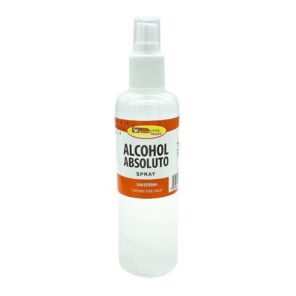 ALCOHOL ABSOLUTO SPRAY X 240ML RECETTE MARK