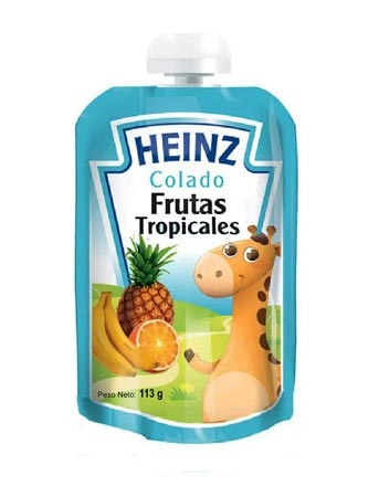 COLADO HEINZ FLEXIBLE 113G FRUTAS TROP