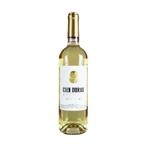 VINO CIEN DUROS 0.75LT BLANCO MACABEO