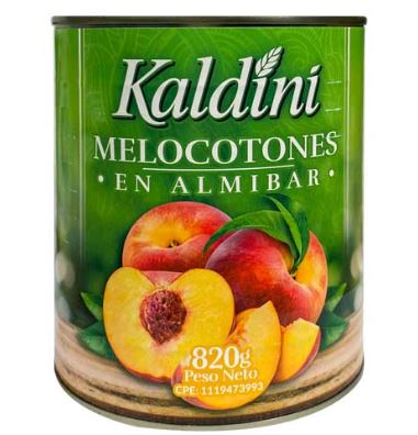 MELOCOTONES KALDINI 820GR ALMIBAR