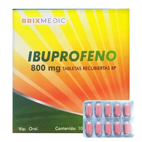 IBUPROFENO 800MGX10TAB BLISTER BRIXMEDIC