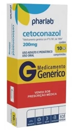 CETOCONAZOL 200MG X 10COMP PHARLAB