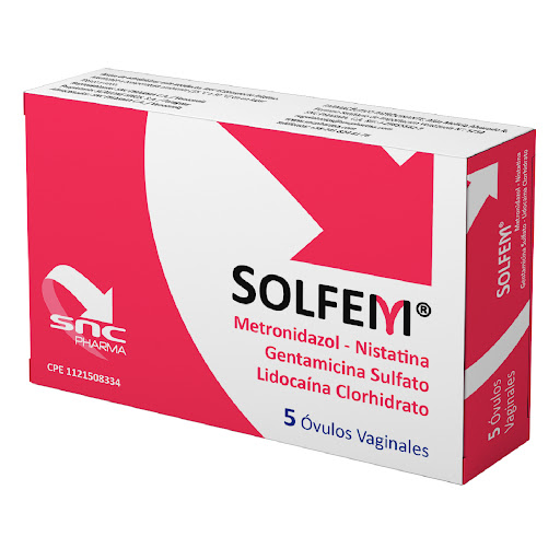 SOLFEM 5 OVULOS VAG 4COMPONENTES SNC PHARMA