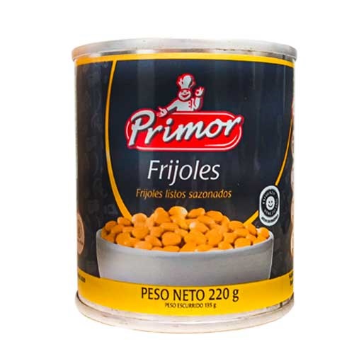 FRIJOLES PRIMOR 220GR LATA