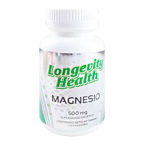 MAGNESIO LONGEVITY 500MG X 60TAB DROVENPLUS