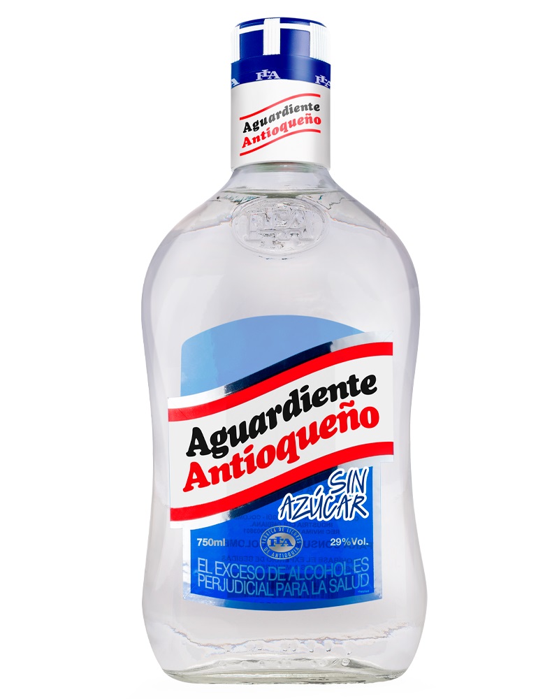 AGUARDIENTE ANTIOQUEÑO 0.75LT AZUL S/AZUC