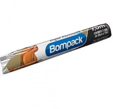 PAPEL ALUMINIO BOMPACK 7.5MTS X 30CM