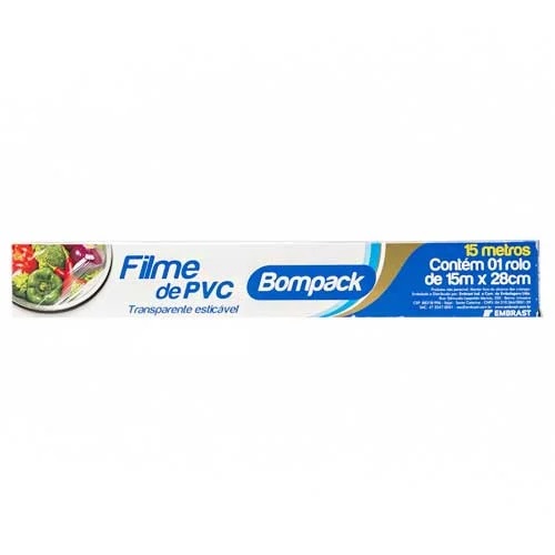 PLASTICO BOMPACK 15MTS X 28CM FILME
