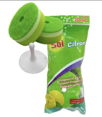 ESPONJA LIMPIA SOL 2UND CITRON