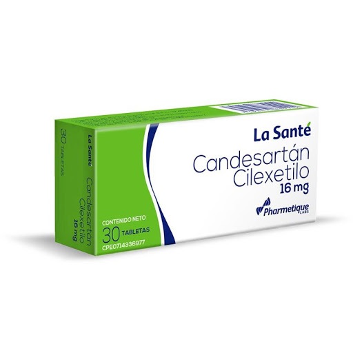 CANDESARTAN 16MG X 30 TABLETAS LA SANTE