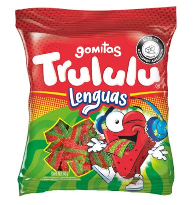 GOMITAS TRULULU 80GR LENGUA SABOR FRUTAS