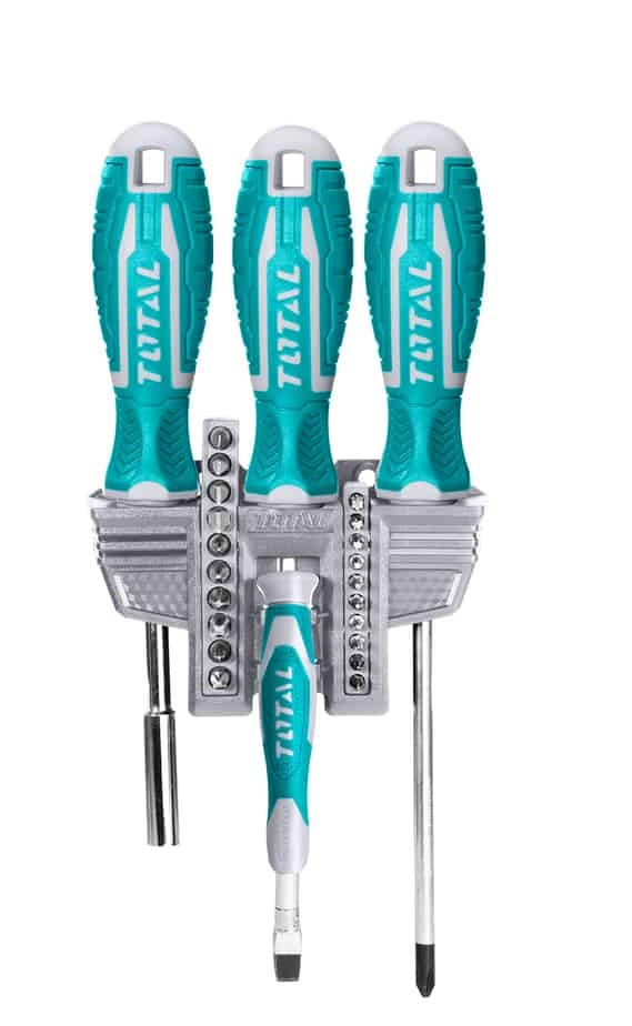 JUEGO DE DESTORNILLADORES  TOTAL 24PZAS