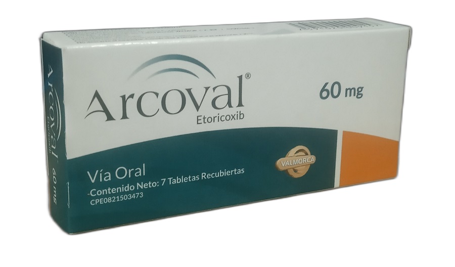 ARCOVAL 60MG X 7 TABLETAS VALMORCA