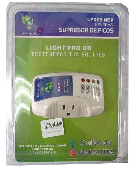 PROTECTOR LIGHTPRO 110V 1TOMA NEVERAS