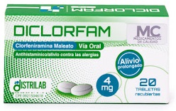 DICLORFAM CLORFE 4MG X 20TAB DISTRILAB