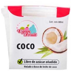 HELADO VGAN FRUIT 500ML COCO
