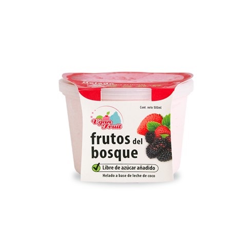 HELADO VGAN FRUIT 500ML FRUTOS DEL BOSQU
