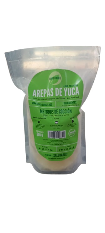 AREPAS DE YUCA GOOD CHOICE 6UND
