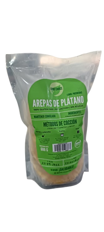 AREPAS DE PLATANO GOOD CHOICE 6UND