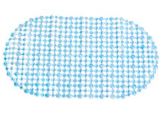 ALFOMBRAS PVC 69X39 AZUL TRANSPARENTE