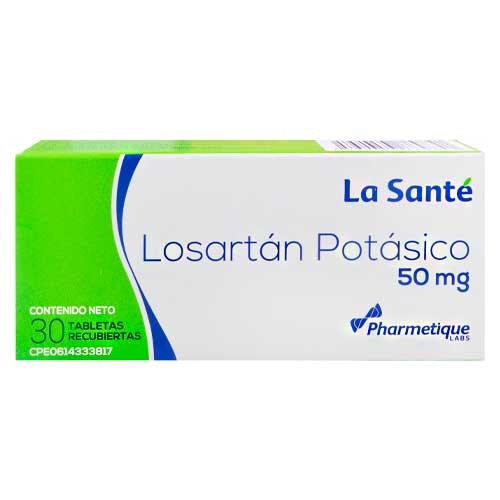LOSARTAN POTASICO 50MG X 30TAB LA SANTE