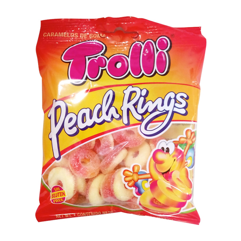 GOMITAS TROLLI 100GR PEACH RINGS