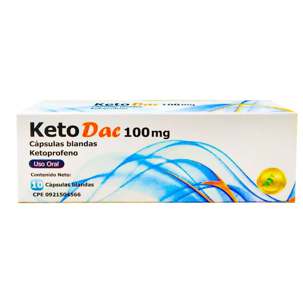 KETODAC 100MG X 10 CAPSULAS DAC55