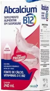 ABCALCIUM B12 S/MORANGO JBE 240ML AIRELA