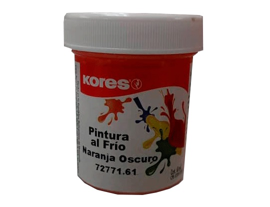 PINTURA AL FRIO KORES NARANJA OSCURO