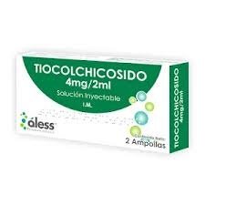 TIOCOLCHICOSIDO 4MG 2ML X 1AMPOLLA ALESS