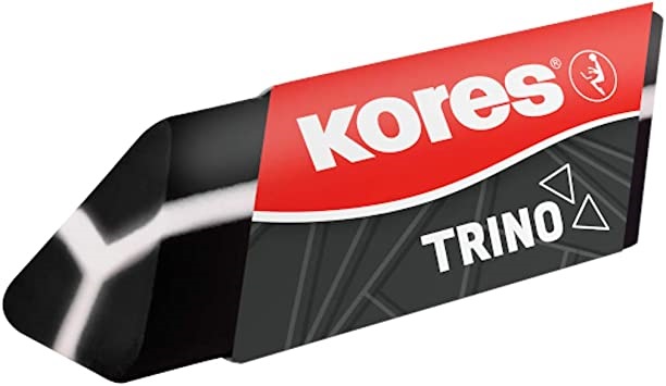 GOMA DE BORRAR KORES TRINO NEGRO