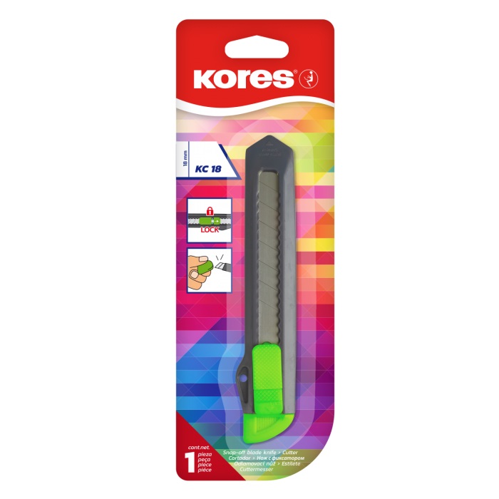 EXACTO KORES 18MM PLAST
