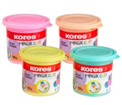 PLASTILINA KORES 4UND PASTEL MAGIK CLAY