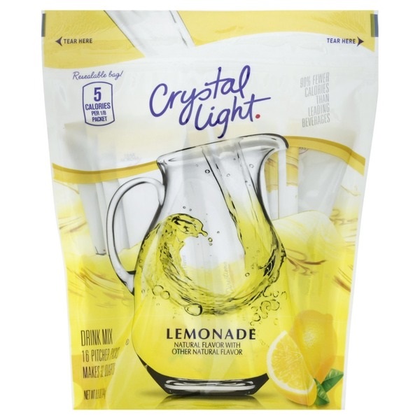 BEBIDA CRYSTAL LIGHT 244 GR LIMON SIN AZUC