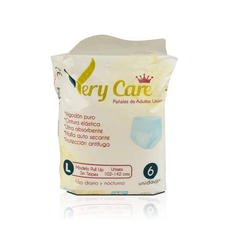 PAÑALES VERY CARE L X6UND ADULTO