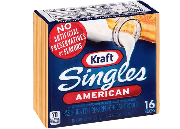 QUESO KRAFT SINGLES 340GR AMERICANO