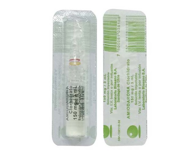 AMIODARONA 150MG 3ML X 1AMP BIOSANO