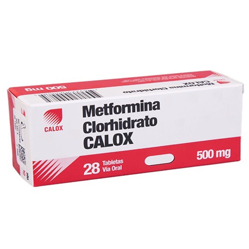 METFORMINA CLORHIDRATO 500MGX28TAB CALOX