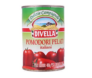 TOMATE DIVELLA 400GR PELADO EN CUBOS