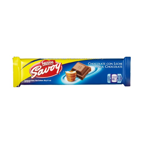 CHOCOLATE SAVOY 30GR LECHE***