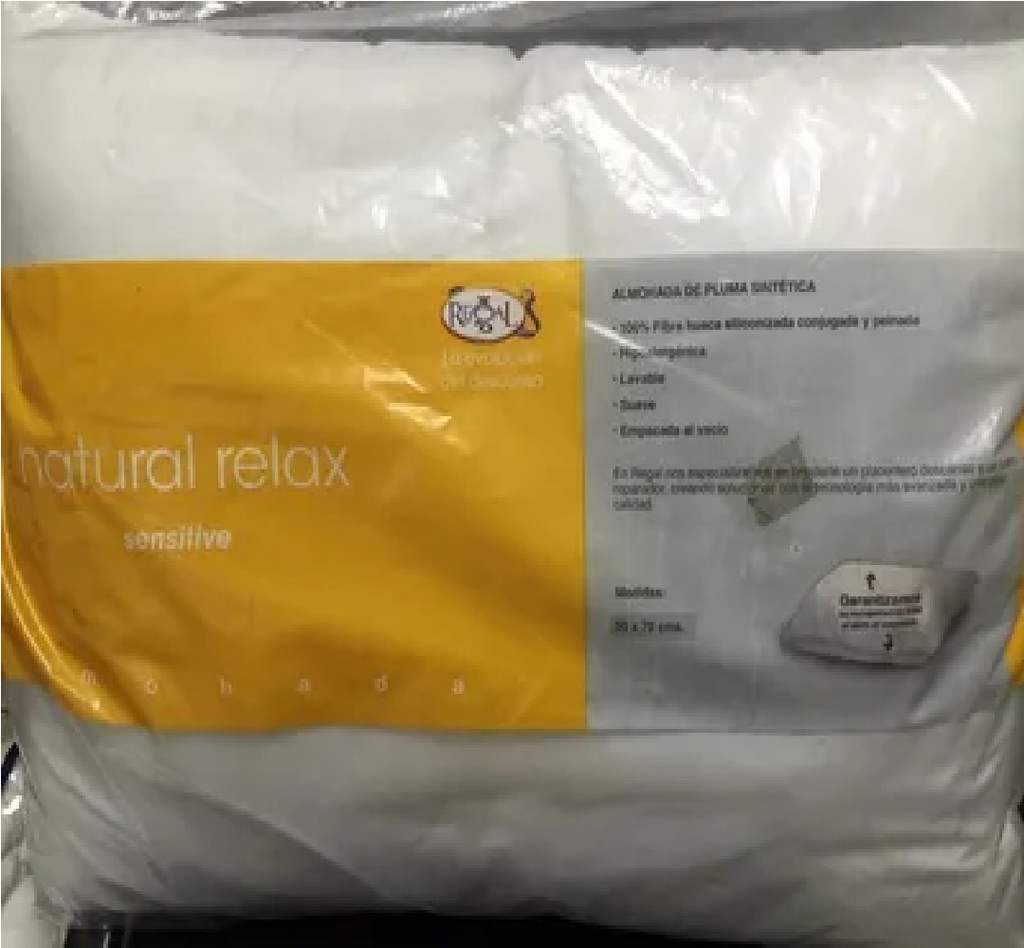 ALMOHADA REGAL NATURAL RELAX 50X70CM