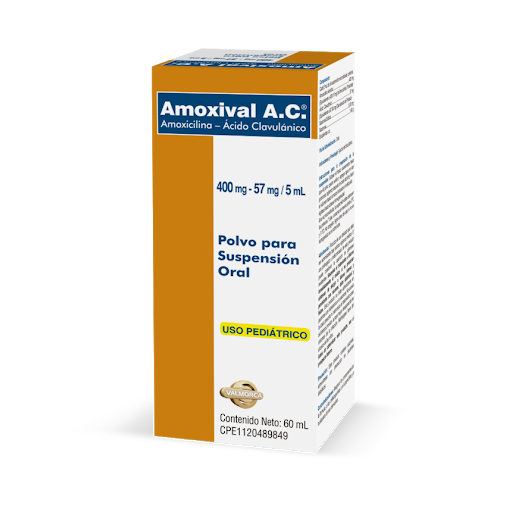 AMOXIVAL 400MG 57MG/5ML X 60ML VALMORCA