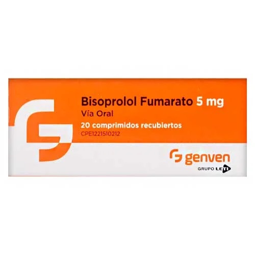 BISOPROLOL FUMARATO 5MG X 20COMP GENVEN
