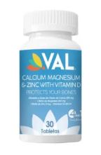 CALCIO MAGNESIO ZINC+VIT D 30TAB VAL