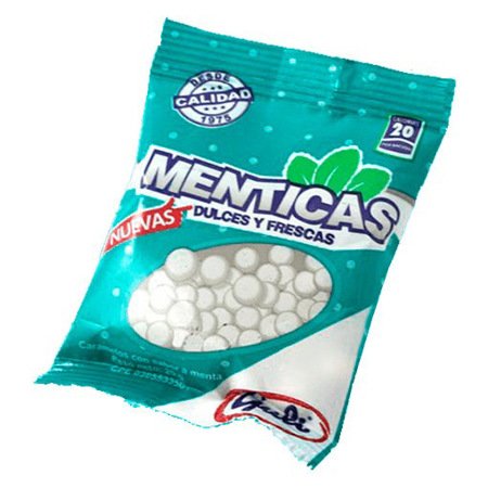 CARAMELOS GULI X 6UND 20GR MENTICAS