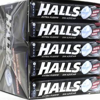CARAMELOS HALLS EXTRA FUERTE 12UND