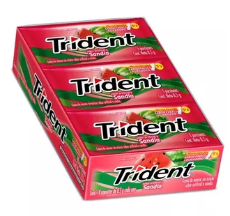 CHICLETS TRIDENT X 18UND SANDIA