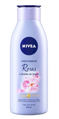 CREMA CORPORAL NIVEA 400ML ROSAS Y ARGAN