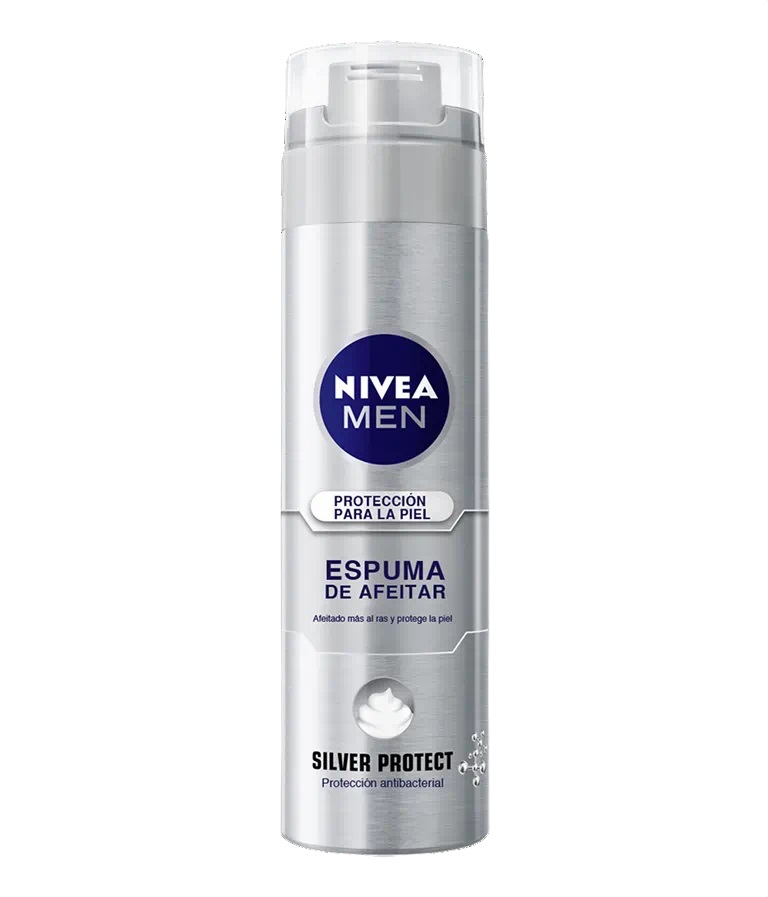 ESPUMA AFEITAR NIVEA 200ML SILVER PROTECT