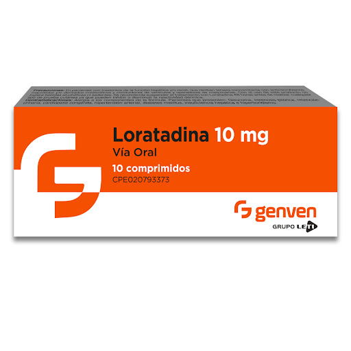 LORATADINA 10MG X 10COMP GENVEN